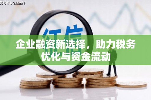 平川企业融资新选择，助力税务优化与资金流动