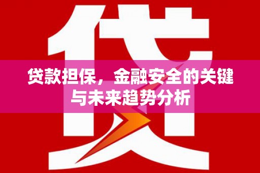 平川贷款担保，金融安全的关键与未来趋势分析