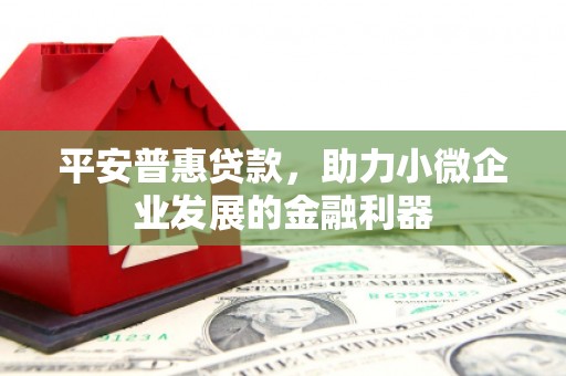 平川平安普惠贷款，助力小微企业发展的金融利器