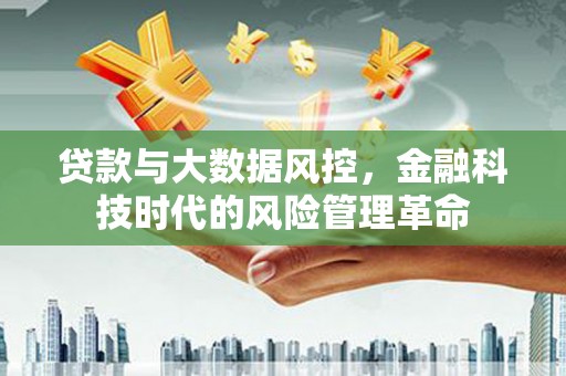 平川贷款与大数据风控，金融科技时代的风险管理革命