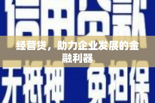 平川经营贷，助力企业发展的金融利器