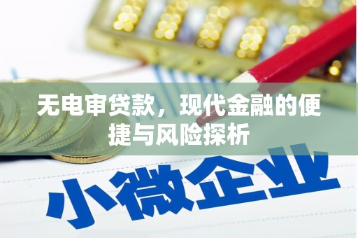 平川无电审贷款，现代金融的便捷与风险探析