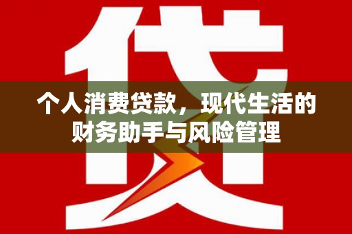 平川个人消费贷款，现代生活的财务助手与风险管理