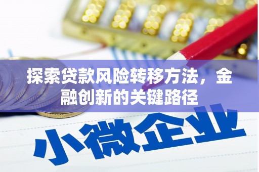 平川探索贷款风险转移方法，金融创新的关键路径