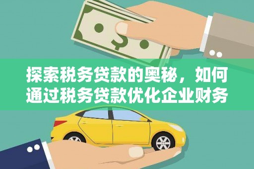 平川探索税务贷款的奥秘，如何通过税务贷款优化企业财务