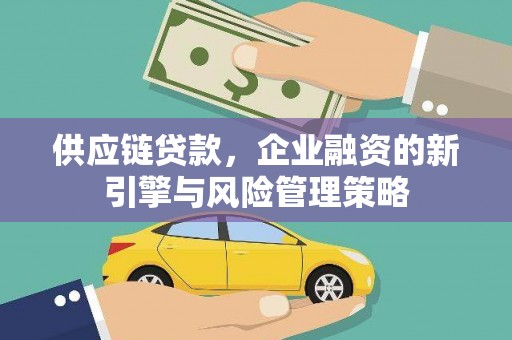 平川供应链贷款，企业融资的新引擎与风险管理策略