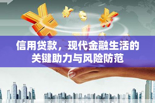 平川信用贷款，现代金融生活的关键助力与风险防范