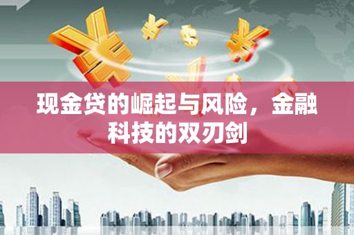 平川现金贷的崛起与风险，金融科技的双刃剑