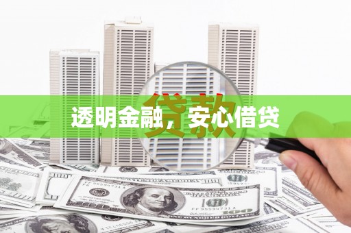 平川透明金融，安心借贷
