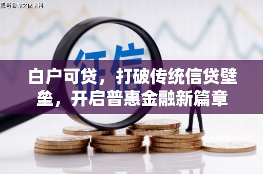 平川白户可贷，打破传统信贷壁垒，开启普惠金融新篇章