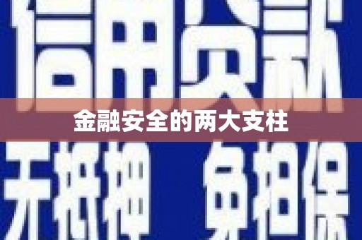 平川金融安全的两大支柱