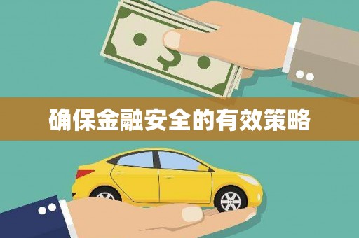 平川确保金融安全的有效策略