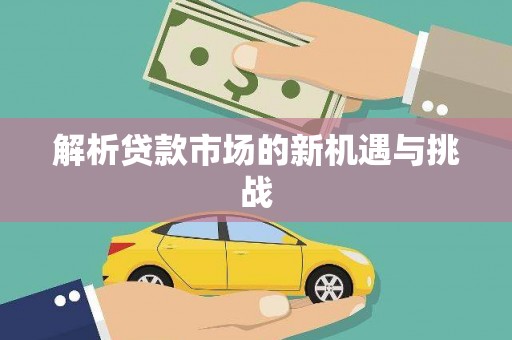 平川解析贷款市场的新机遇与挑战