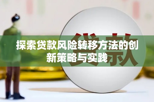 平川探索贷款风险转移方法的创新策略与实践