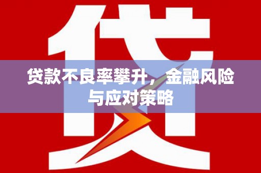 平川贷款不良率攀升，金融风险与应对策略